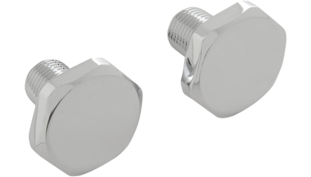 Chrome Harley fork caps