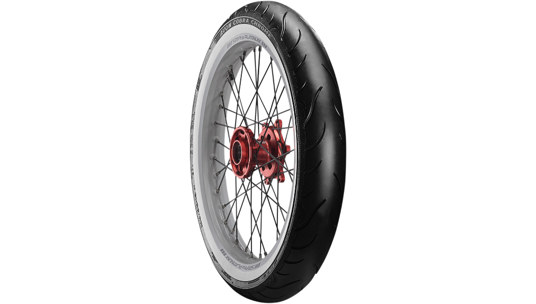 Avon Cobra AV91 front 19" Whitewall Motorcycle Tire
