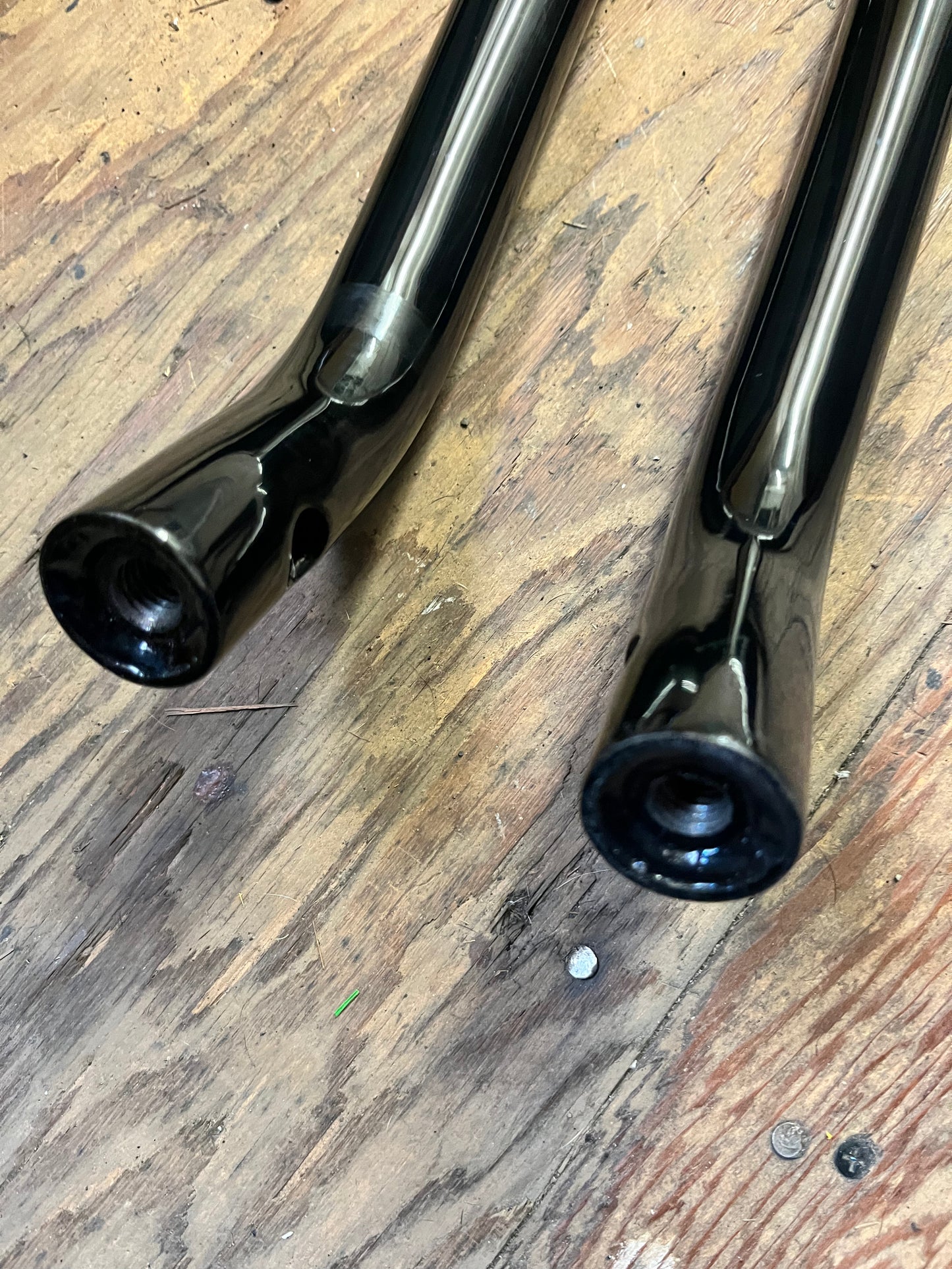 Harley pull back T-bar style bars