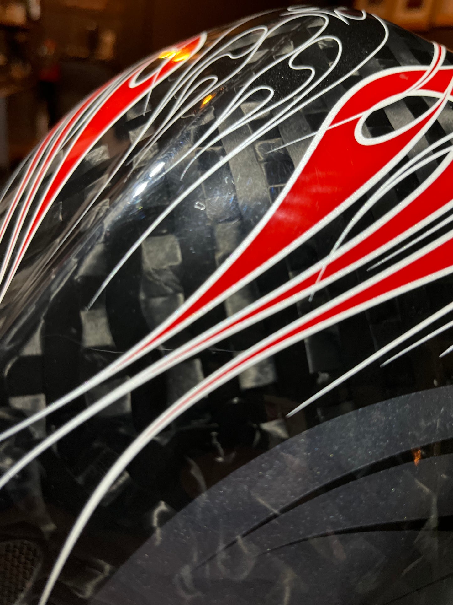 Troy Lee Designs D2 carbon fiber bicycle race helmet