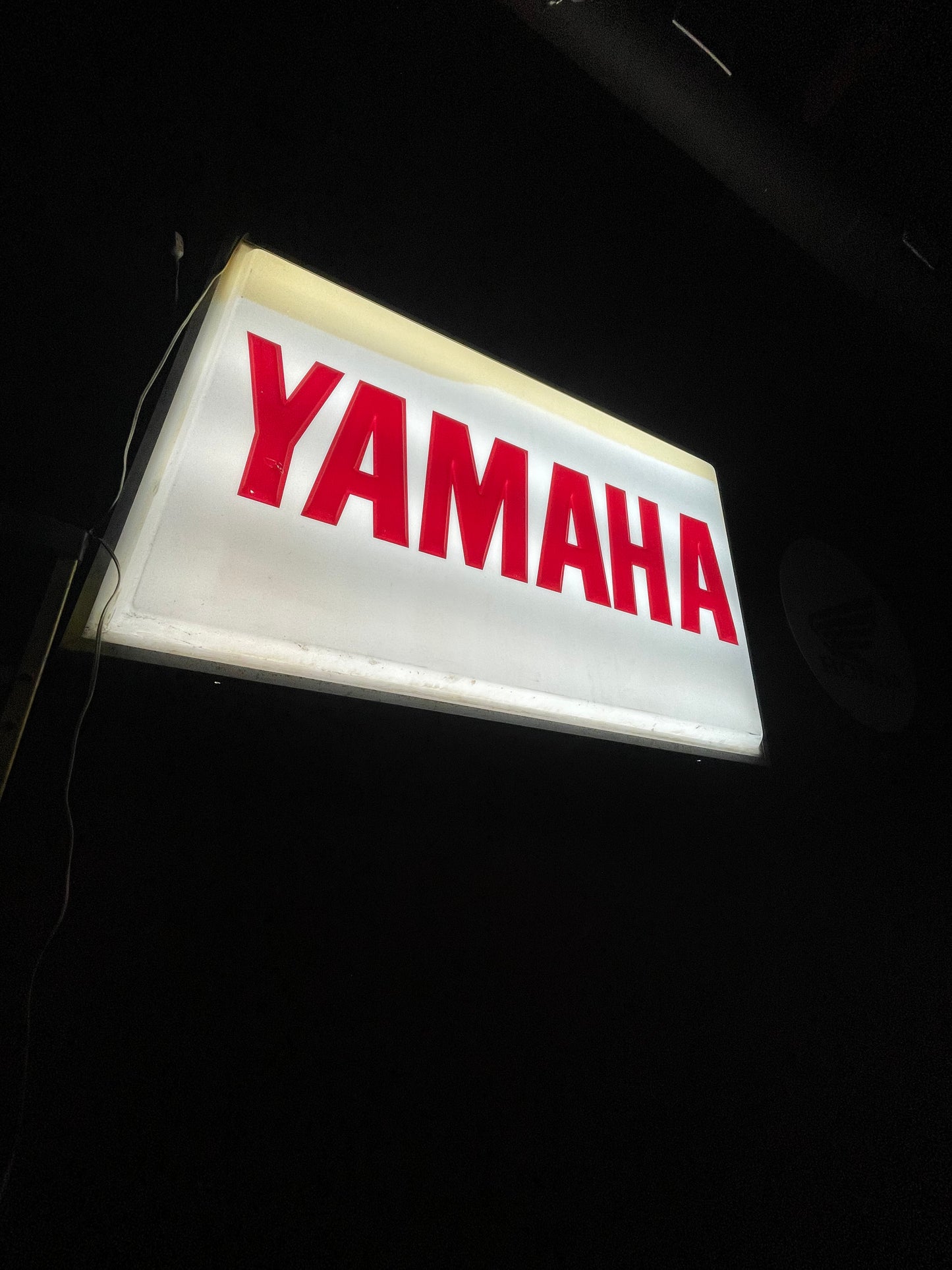 Vintage Yamaha dealership sign