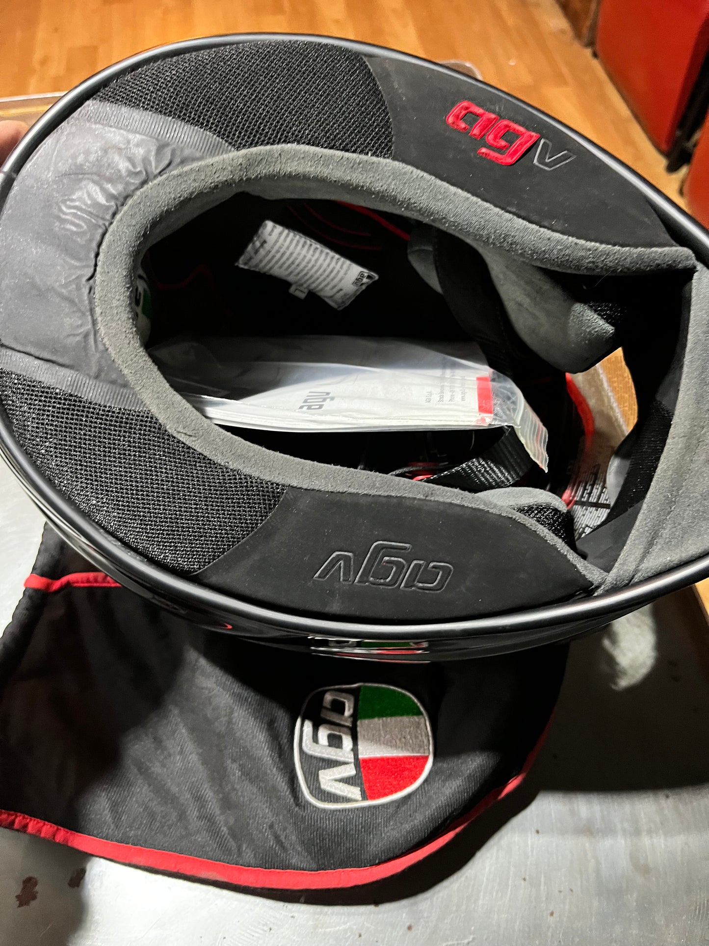 Valentino Rossi Signed AGV helmet