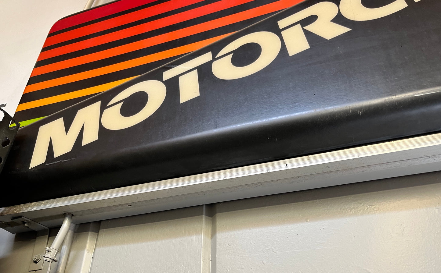 Vintage Motorcycles dealership sign