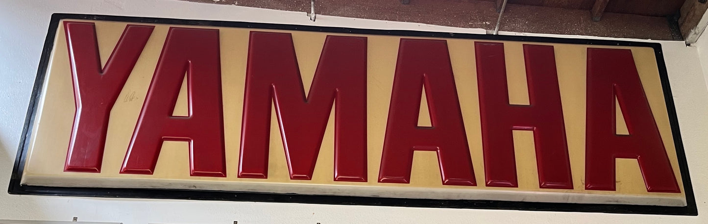 Vintage Yamaha dealership sign