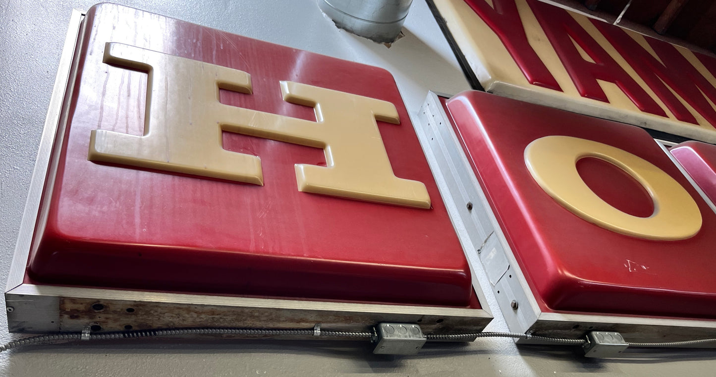 Vintage Honda dealership sign