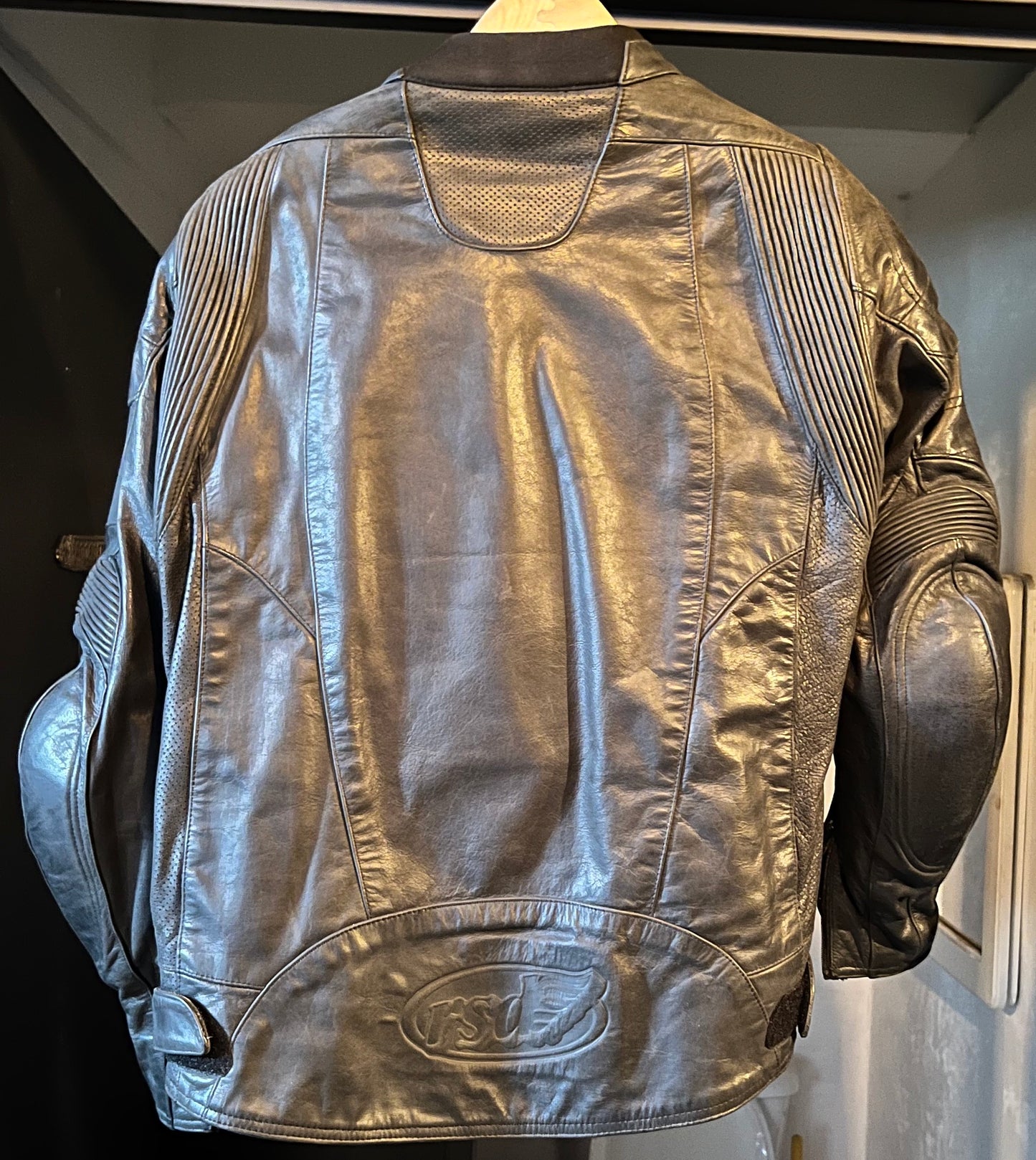 RSD black leather/ cotton Jacket