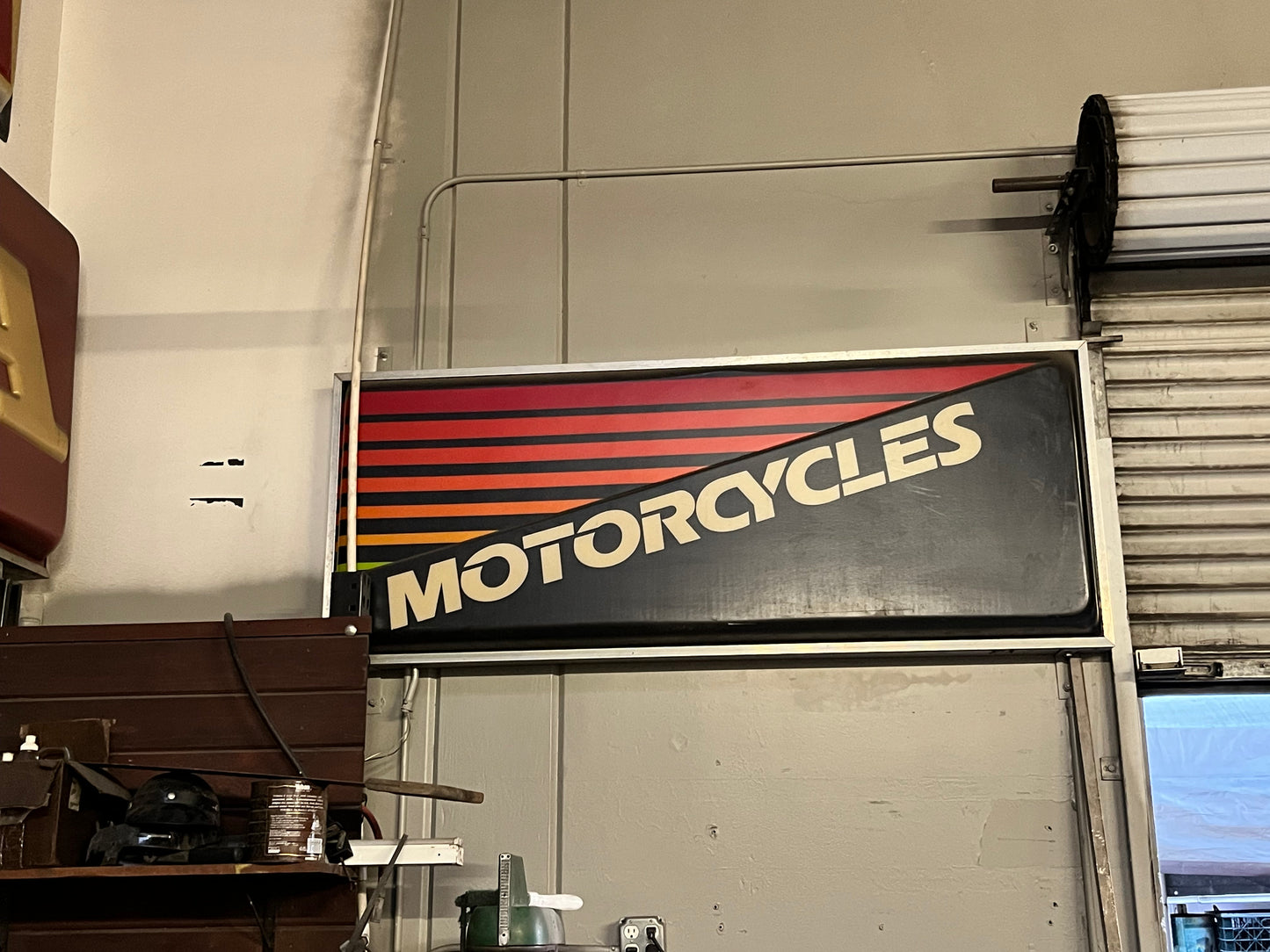 Vintage Motorcycles dealership sign