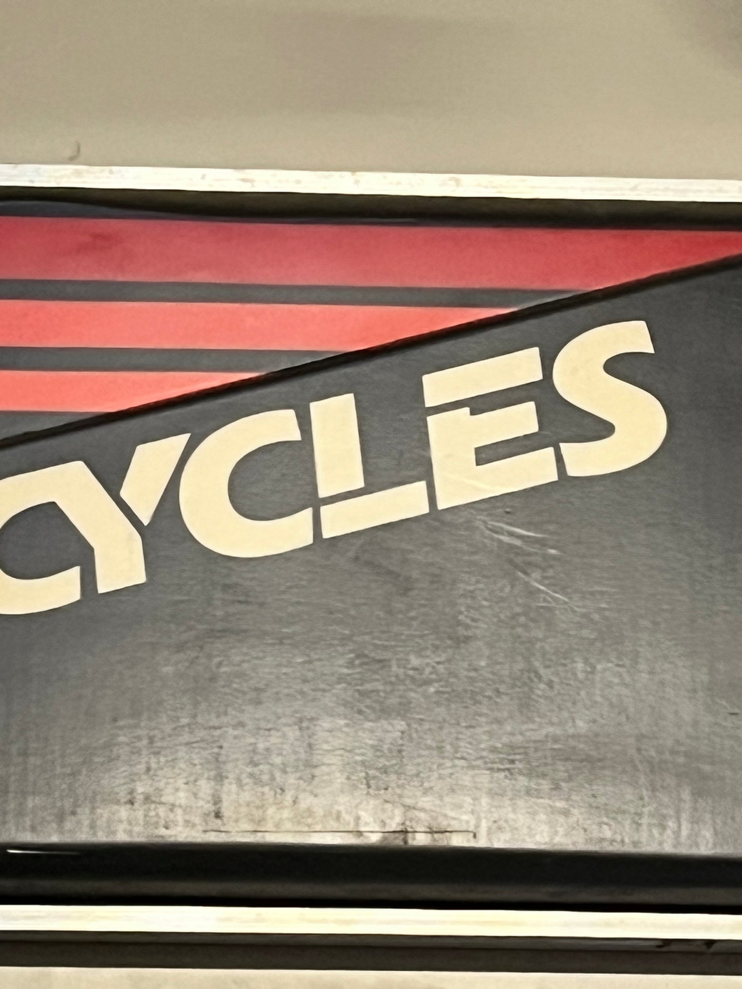 Vintage Motorcycles dealership sign