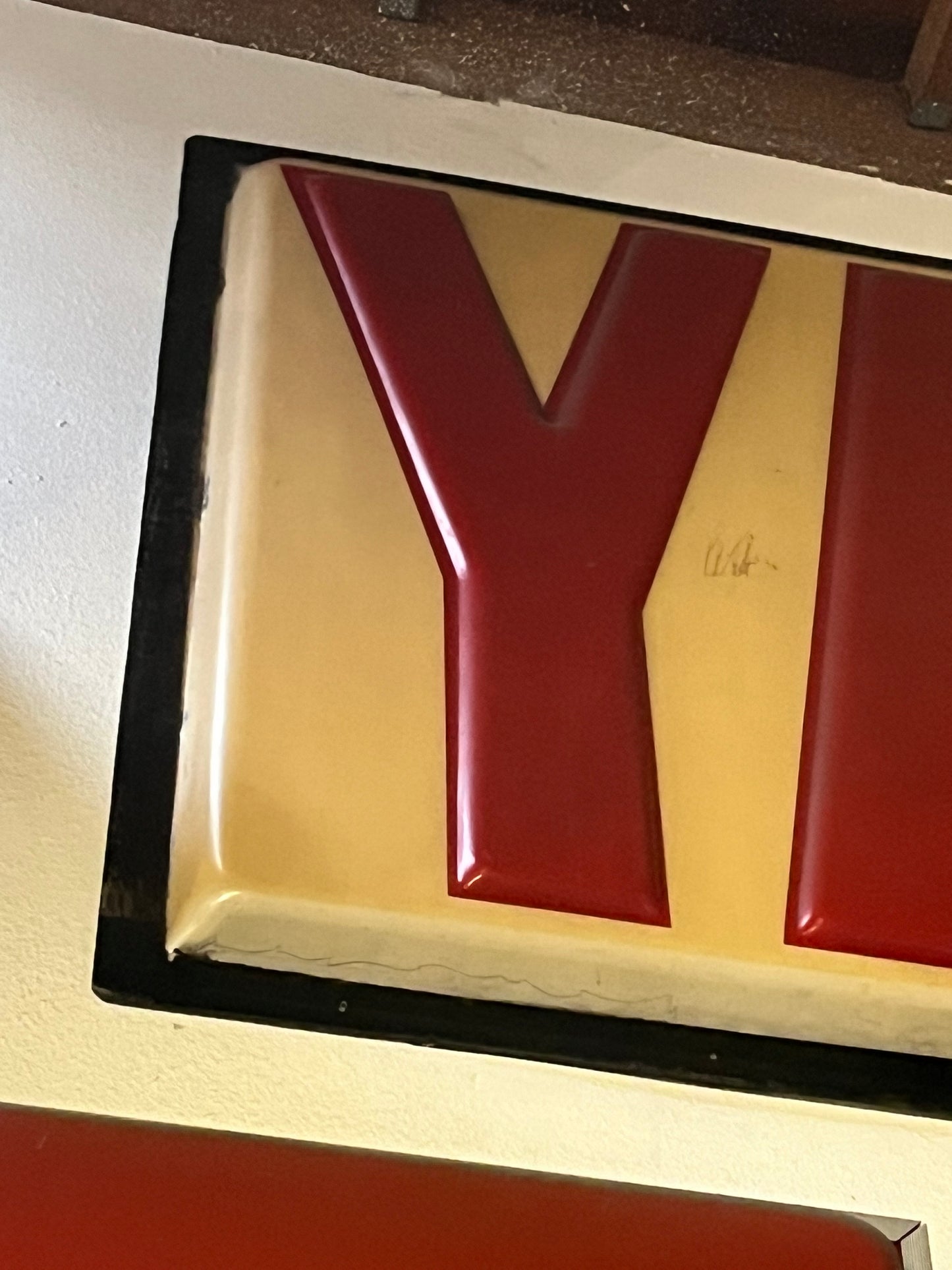Vintage Yamaha dealership sign