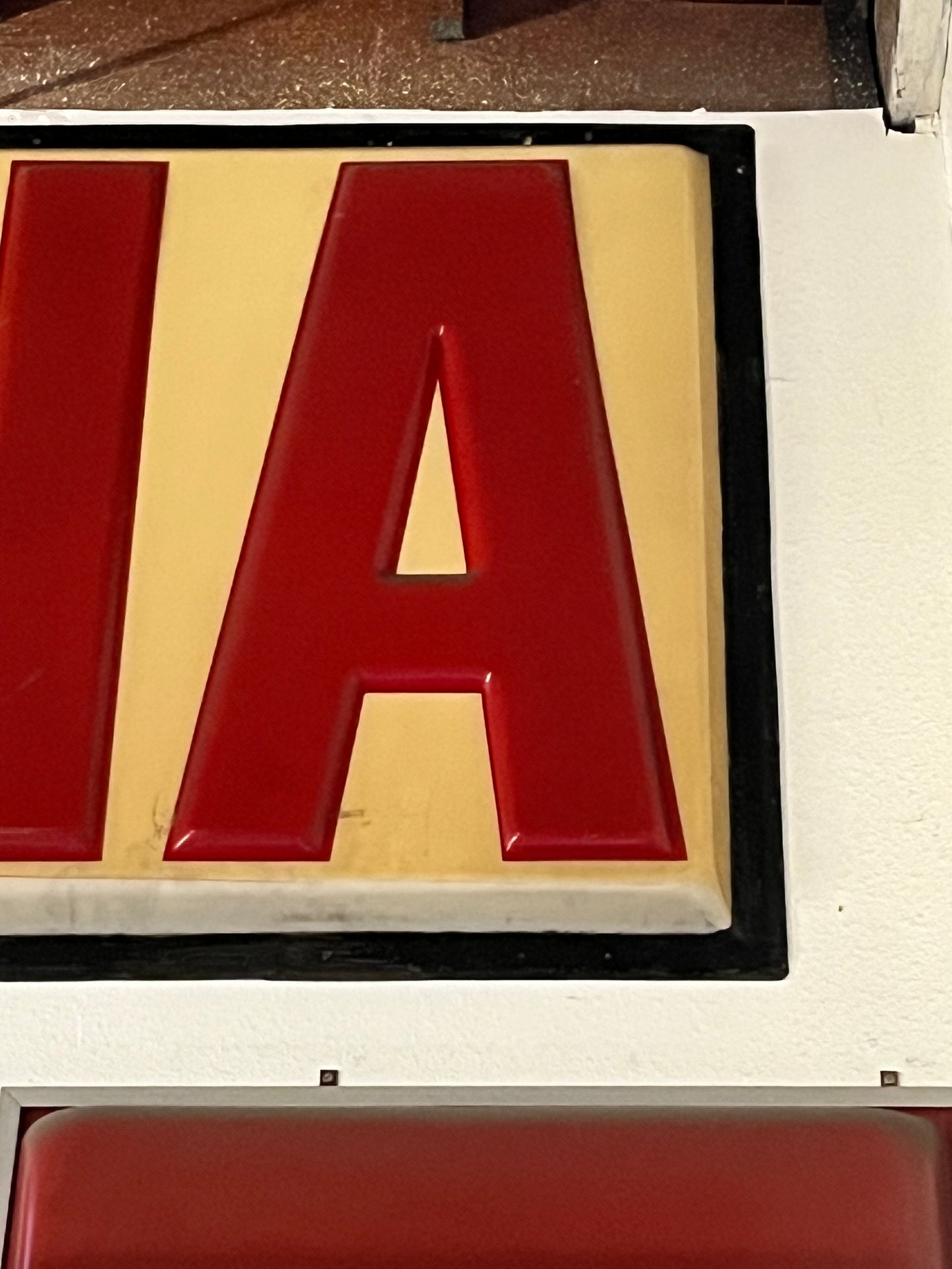 Vintage Yamaha dealership sign