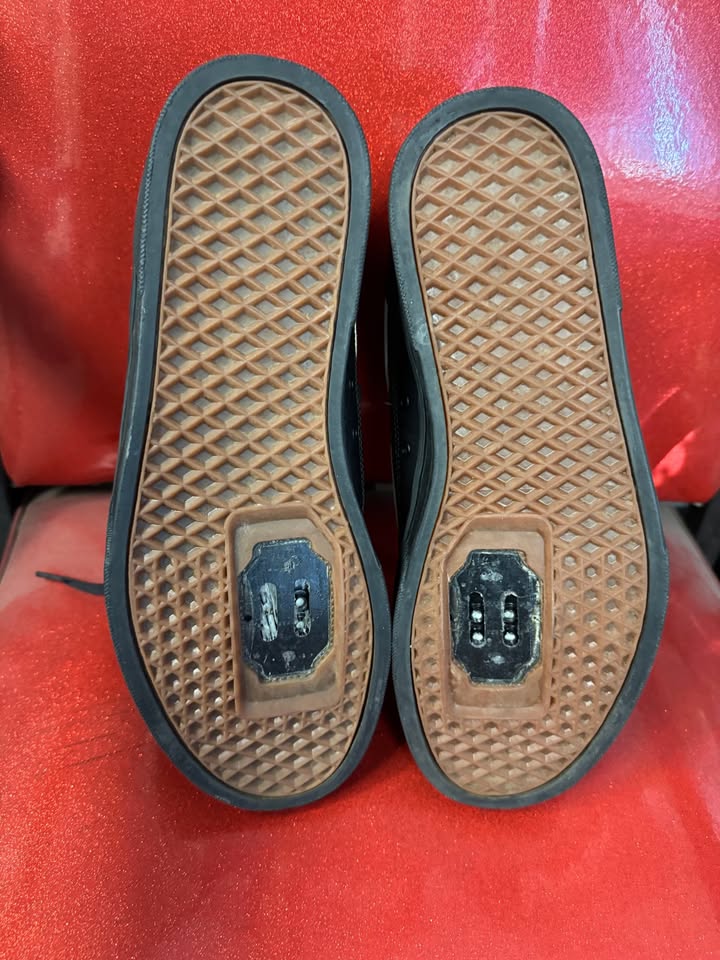 Vans Warner SPD Clipless Shoes Size 12 Mens Black