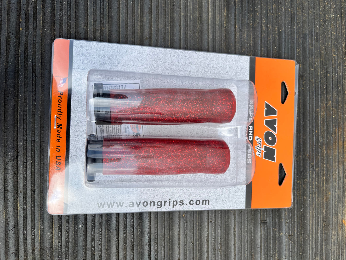 Avon Old School red coke bottle grips