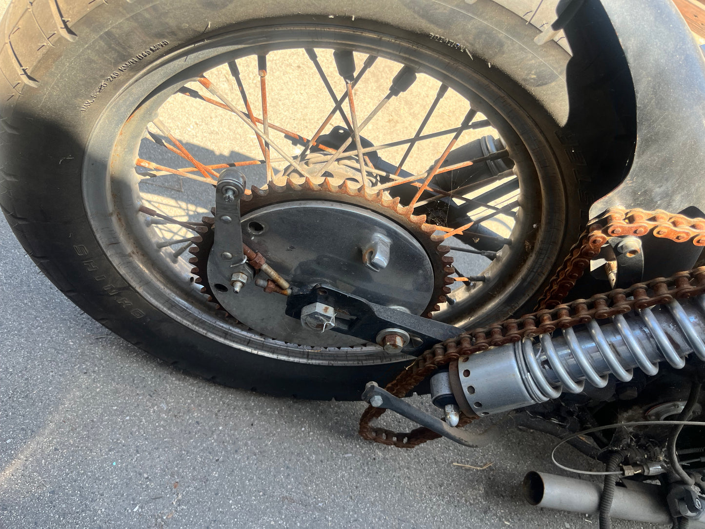 1977 Harley-Davidson ironhead bobber chopper