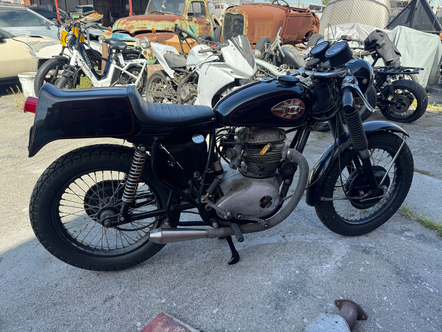 1965 BSA 650 Gold Star Cafe Racer low reserve