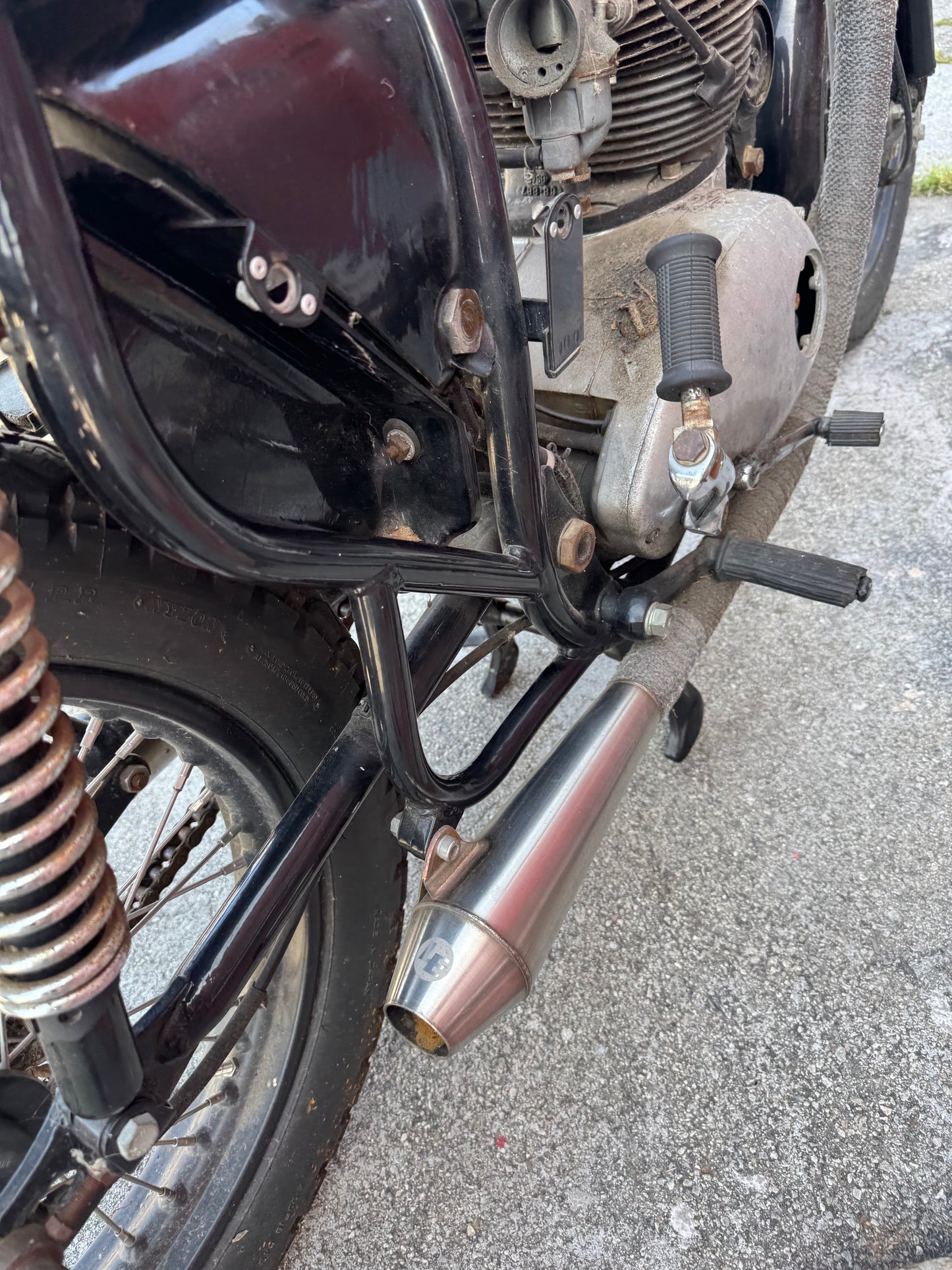 1965 BSA 650 Gold Star Cafe Racer low reserve