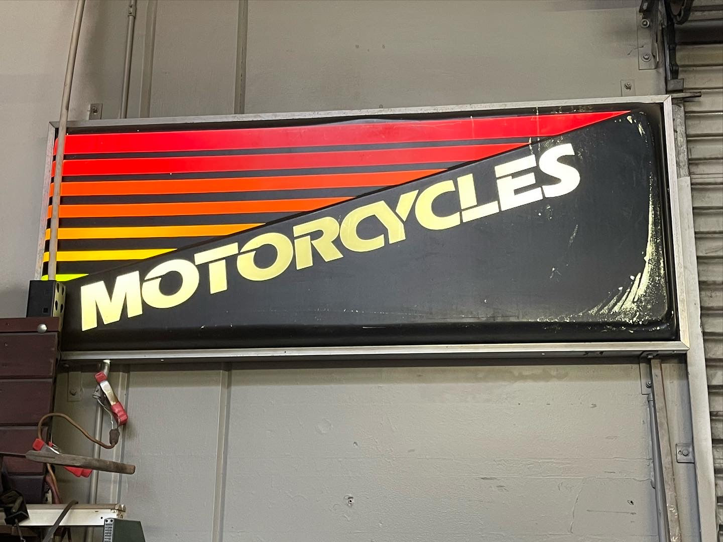 Vintage Motorcycles dealership sign