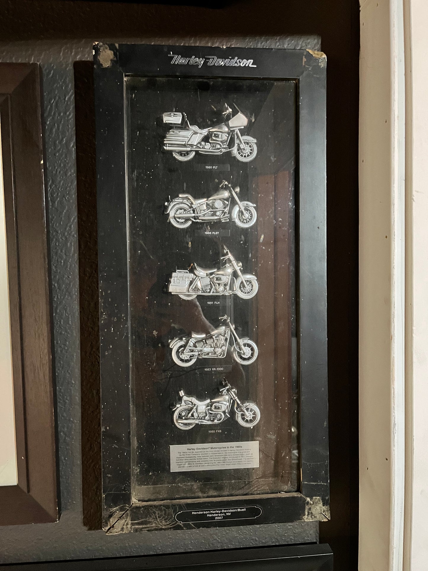 Harley Davidson Shadow box bikes of the 1980's