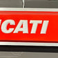 Vintage Ducati dealership sign