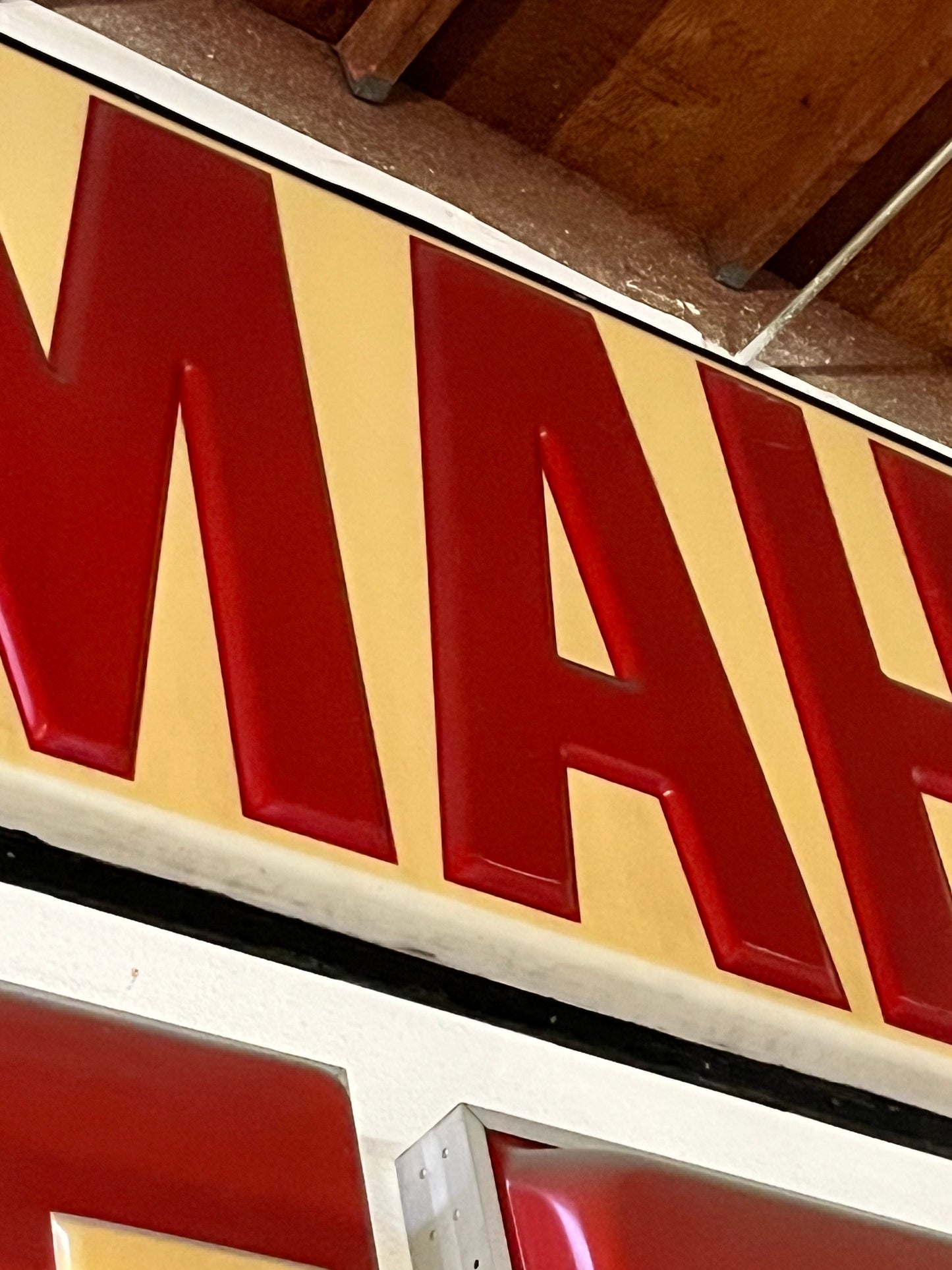 Vintage Yamaha dealership sign