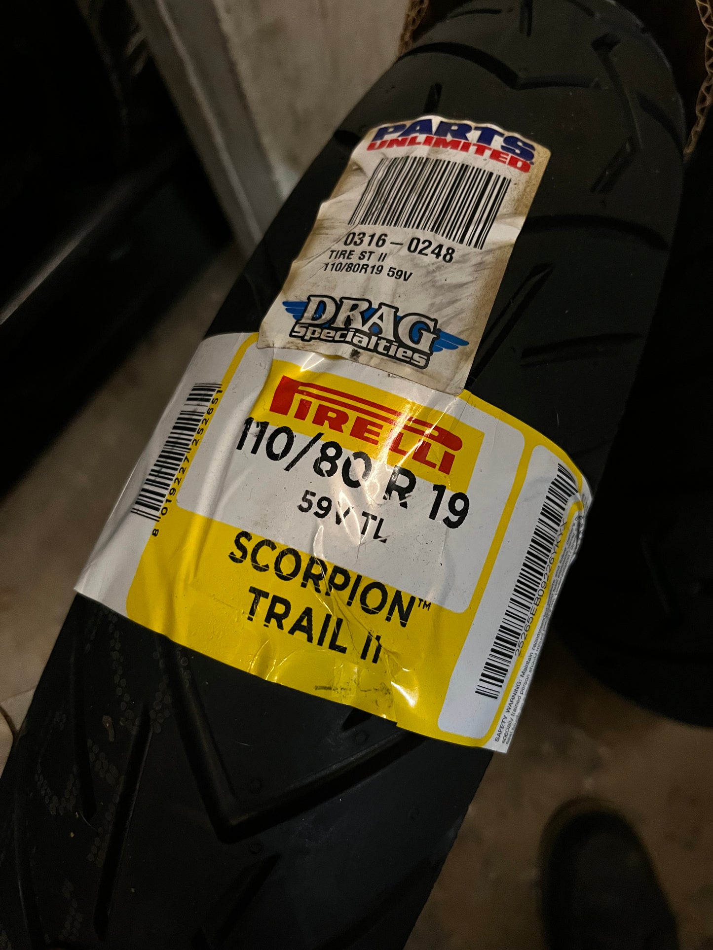 Pirelli Scorpion Trial II/ 19" front tire